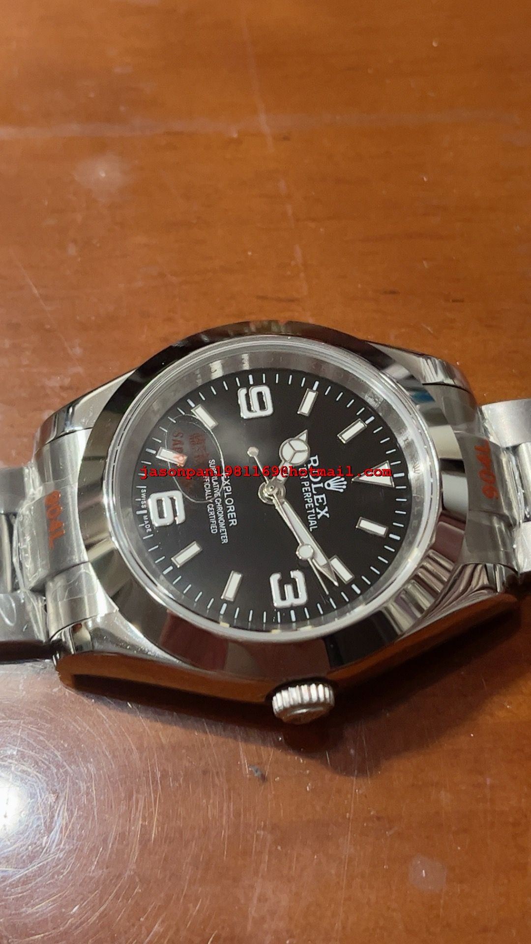 Jason Watch Shoprolex Explorer I Black Dial Miyota